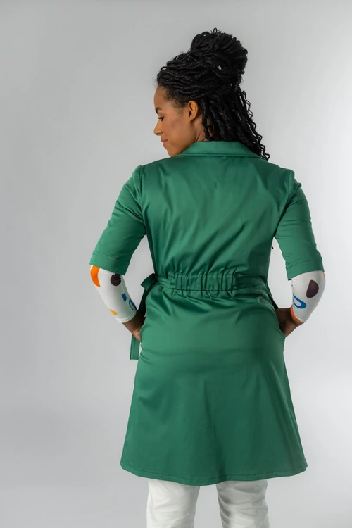 jinn zöld női orvosi köpeny 2