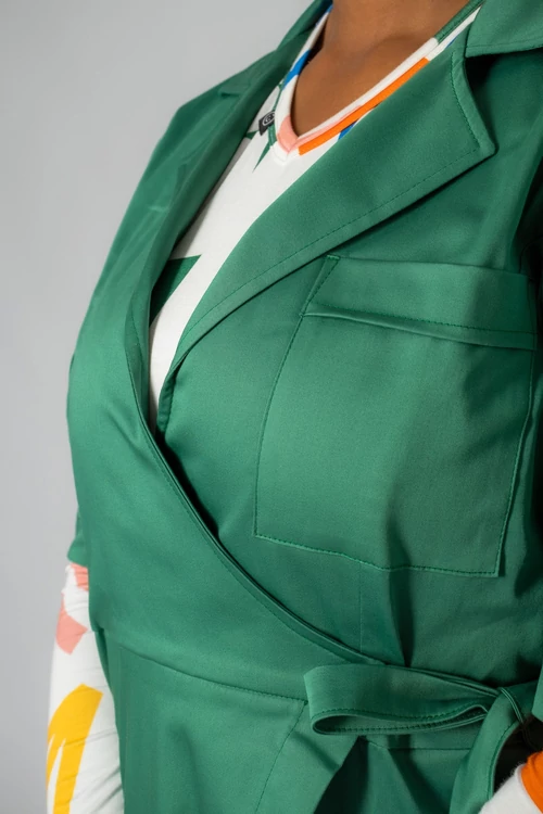 jinn zöld női orvosi köpeny 4