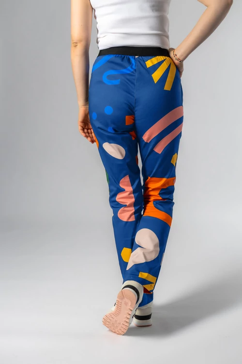 JANNAH kék mintás női orvosi nadrág